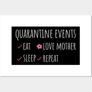 mothers day in quarantine events love mother Posters and Art
